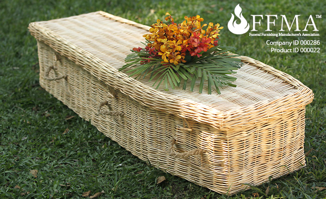 Willow Natural Coffin FFMA Company ID#286 Product ID#000021